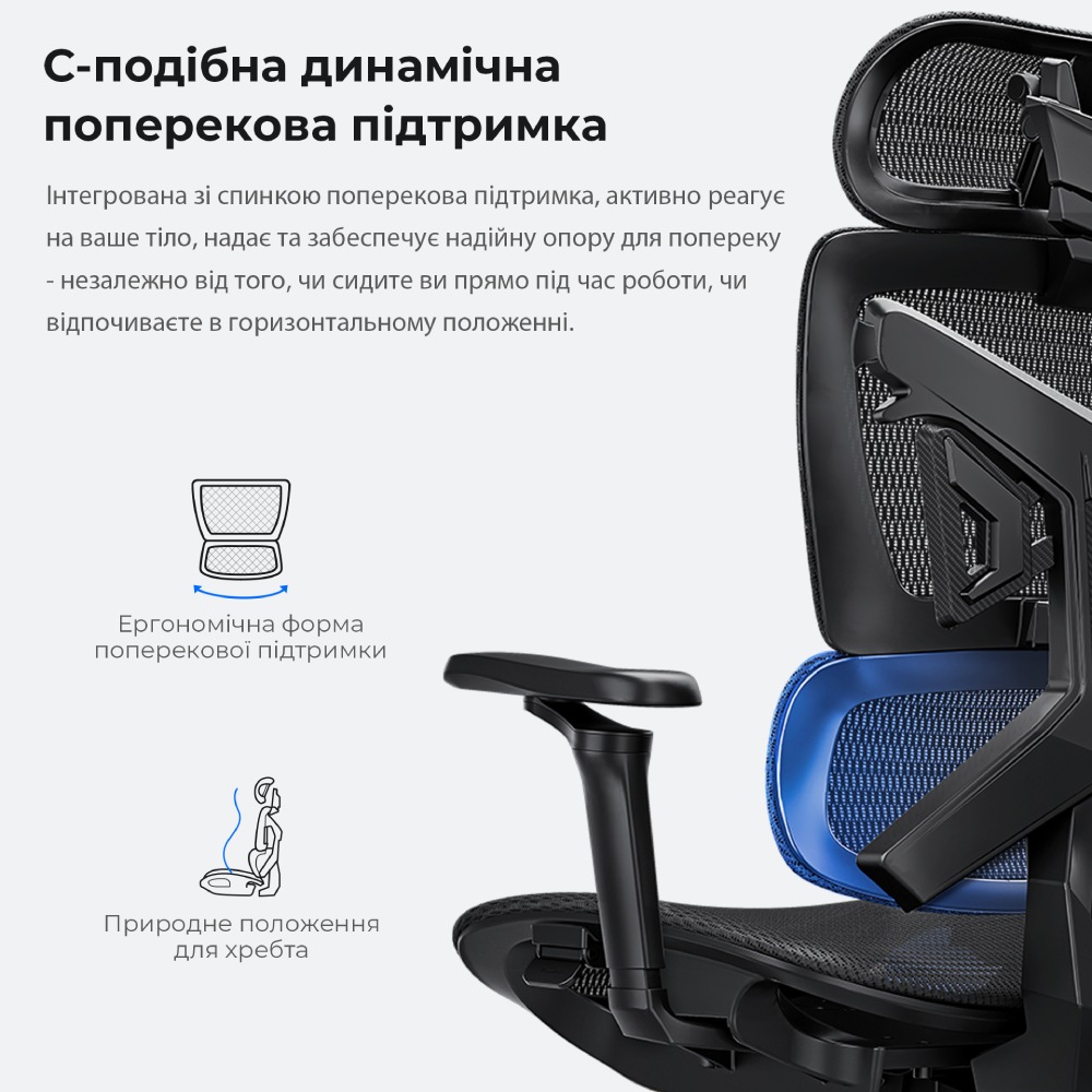 В інтернет магазині Крісло ANDA SEAT X-Air Mega Size XL Mesh Space Black (AD-WY-01-BBB)