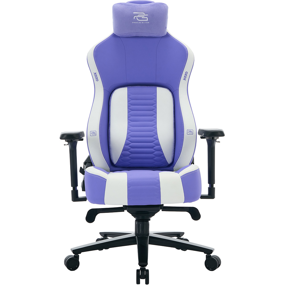 Крісло для геймерів PROOVE Gaming Geek White/Purple (GCGK00001016)