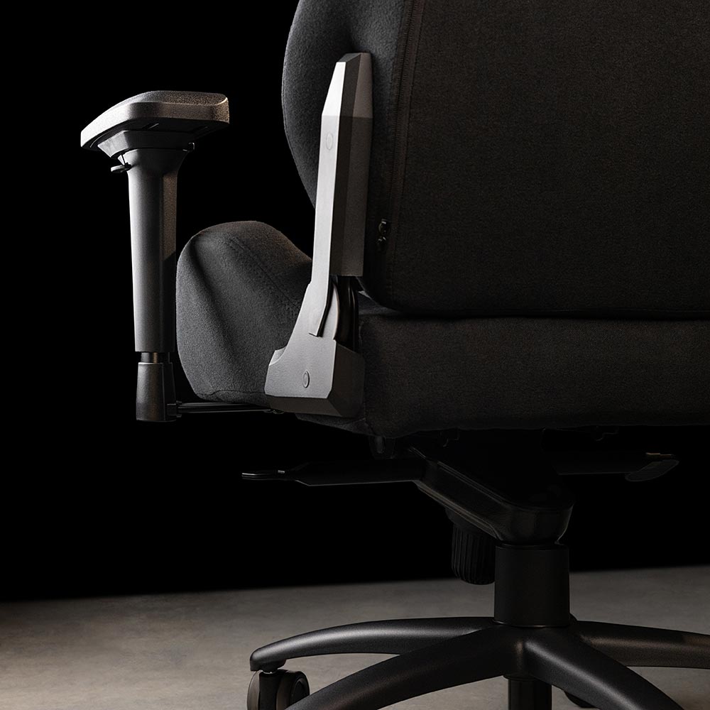 Зовнішній вигляд Крісло для геймерів PROOVE Gaming Hunter Black (GCHN001001)