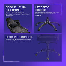 Крісло для геймерів PROOVE Gaming NPC Black (GCNP0001017)