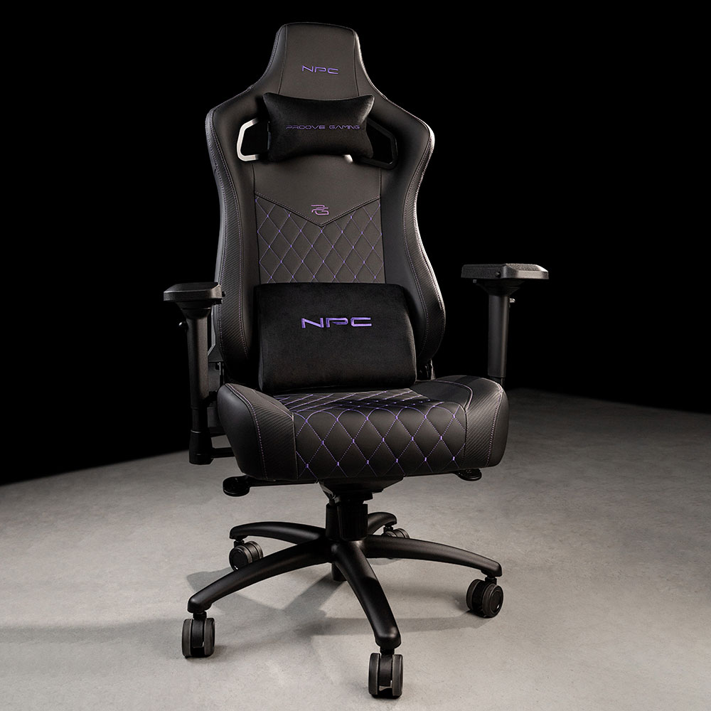 Крісло для геймерів PROOVE Gaming NPC Black (GCNP0001017) Матеріал корпусу метал