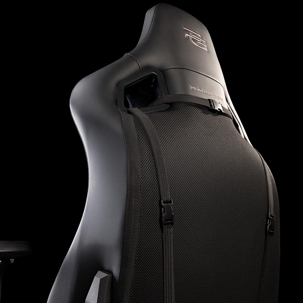 Крісло для геймерів PROOVE Gaming Warrior Black (GCWR0001001) Матеріал корпусу метал