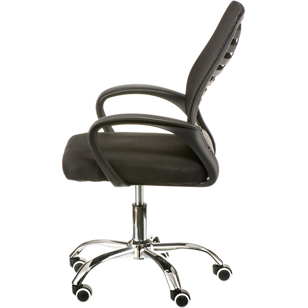 Офисное кресло SPECIAL4YOU Dominic Black (E7207) Основание кресла крестовина с роликами