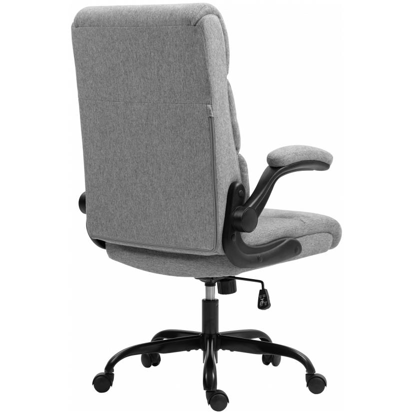 Крісло GT RACER B-3041 Fabric Gray Основа крісла хрестовина з роликами