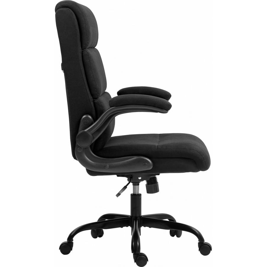 Кресло GT RACER B-3041 Fabric Black Тип для руководителя