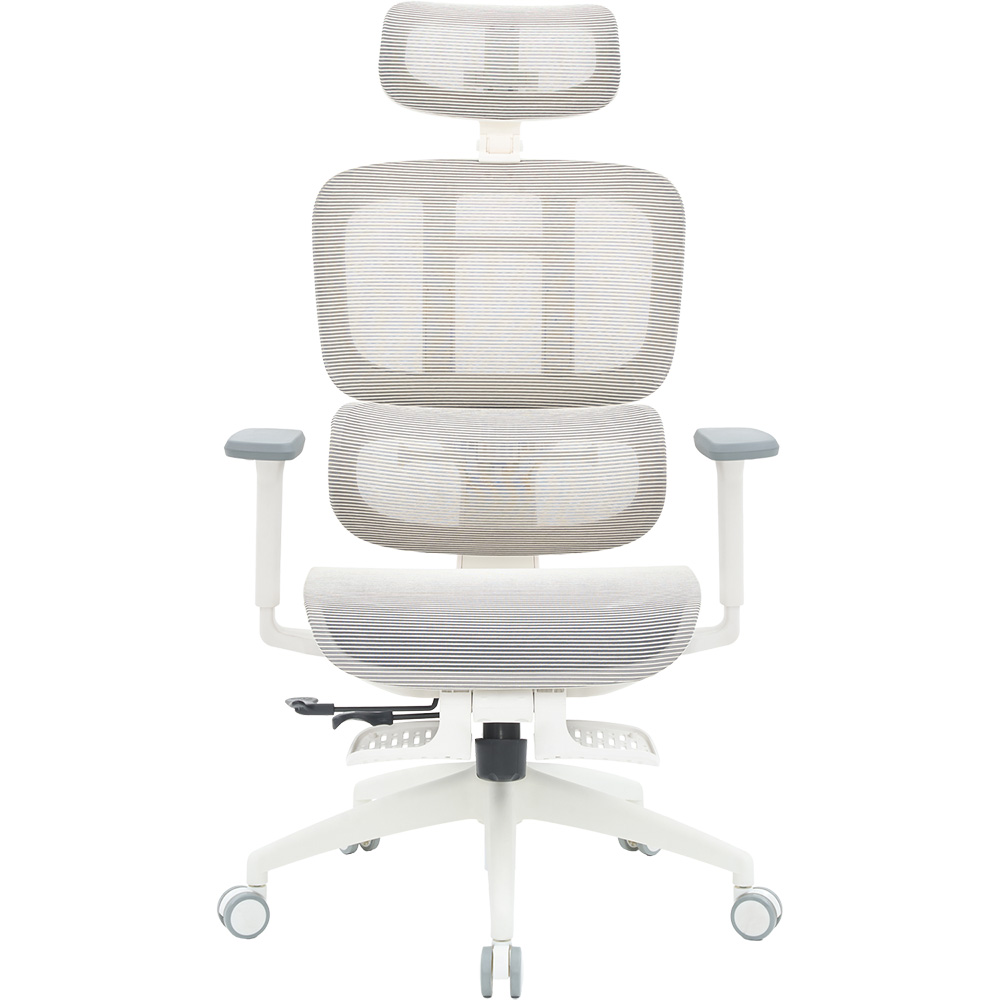Крісло OFFICEPRO Skyline Footrest White/Light Gray (OC750-W-LG-LG)