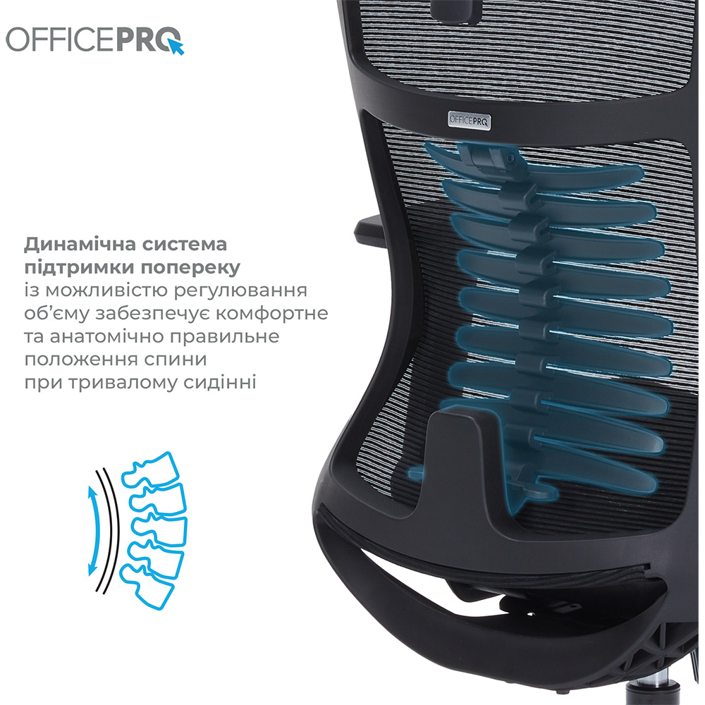 Покупка Кресло OFFICEPRO Balance Black (OC620-B-B-B )