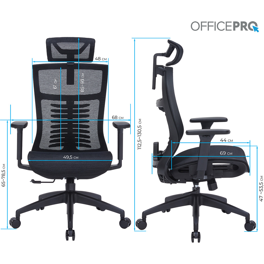 Фото 14 Кресло OFFICEPRO Balance Black (OC620-B-B-B )