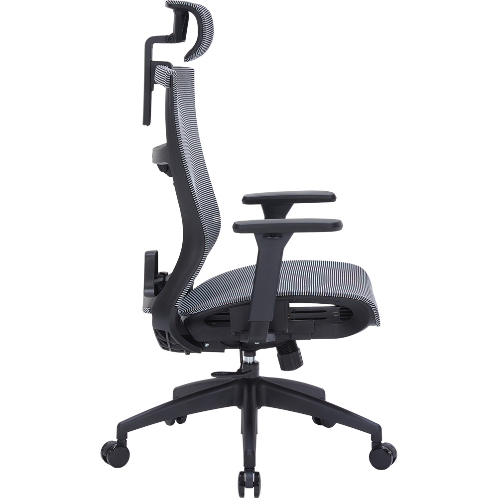 Кресло OFFICEPRO Balance Black/Dark Gray (OC620-B-DG-DG) Основание кресла крестовина с роликами