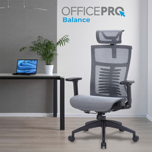 Кресло OFFICEPRO Balance Black/Dark Gray (OC620-B-DG-DG)