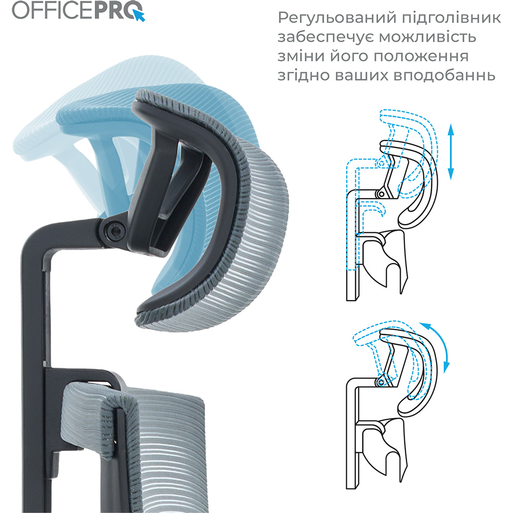 Покупка Кресло OFFICEPRO Balance Black/Dark Gray (OC620-B-DG-DG)