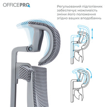Крісло OFFICEPRO Balance Gray/Dark Gray (OC620-G-DG-DG )