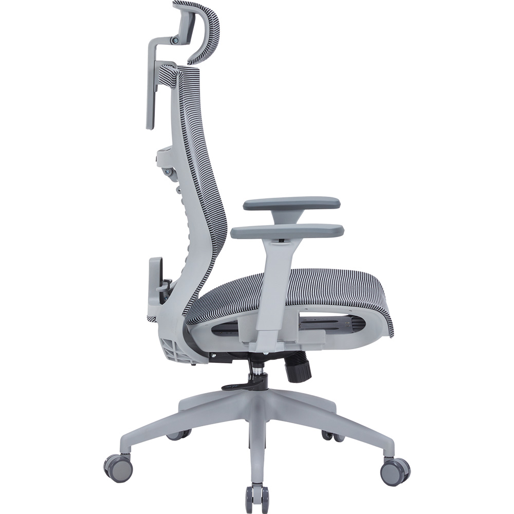 Крісло OFFICEPRO Balance Gray/Dark Gray (OC620-G-DG-DG ) Висота крісла 113.5...129.5