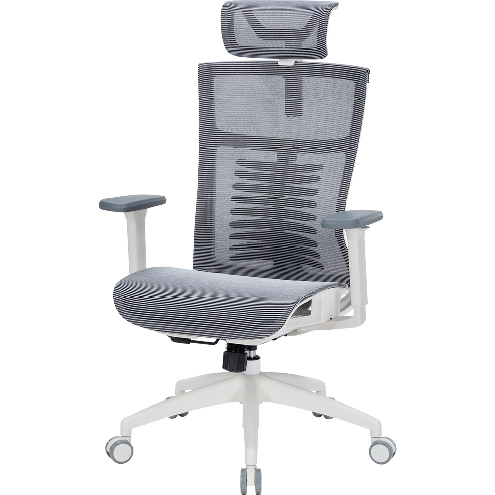 Крісло OFFICEPRO Balance White/Dark Gray (OC620-W-DG-DG ) Матеріал оббивки сітка поліестер