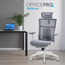 Крісло OFFICEPRO Balance White/Dark Gray (OC620-W-DG-DG )