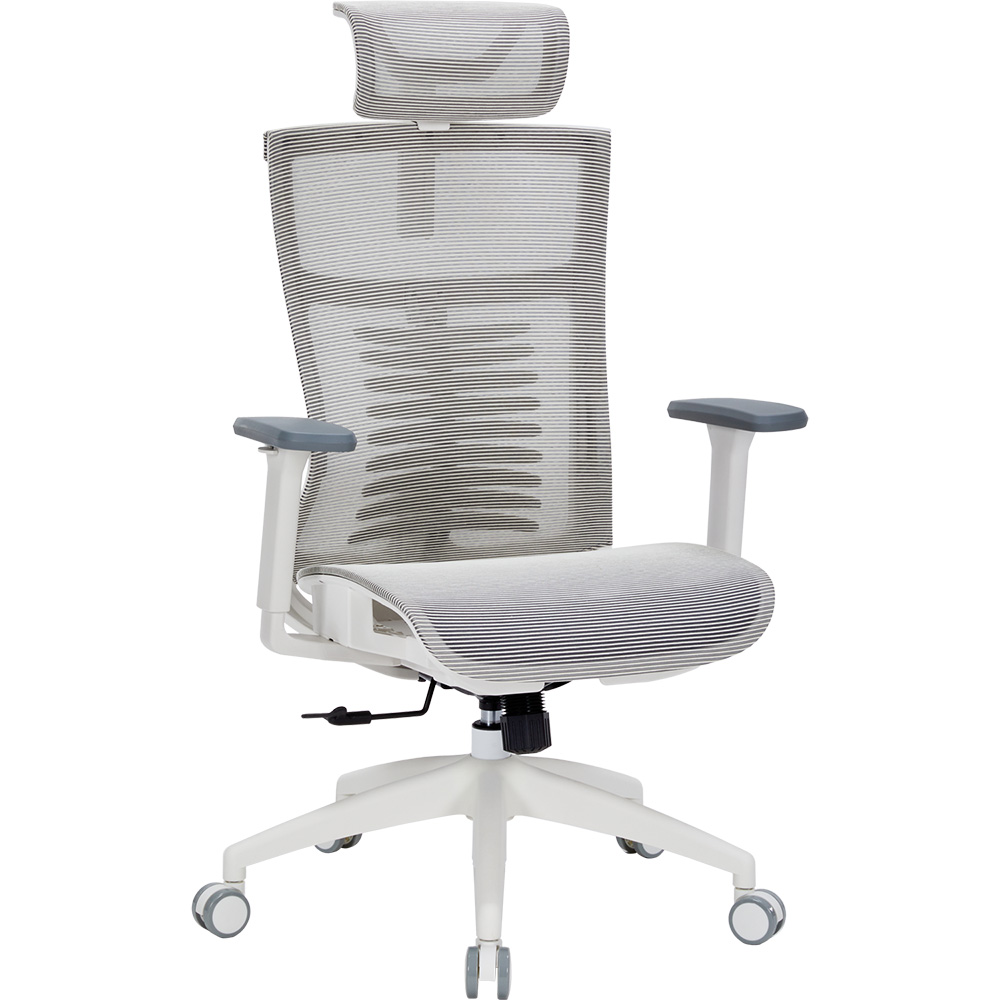 Кресло OFFICEPRO Balance White/Light Gray (OC620-W-LG-LG) Материал обивки сетка полиэстер