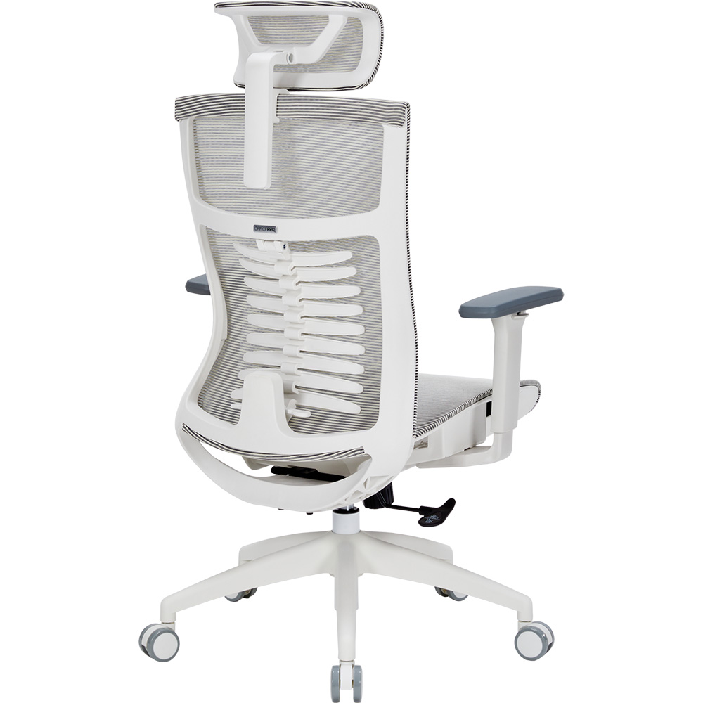 Внешний вид Кресло OFFICEPRO Balance White/Light Gray (OC620-W-LG-LG)
