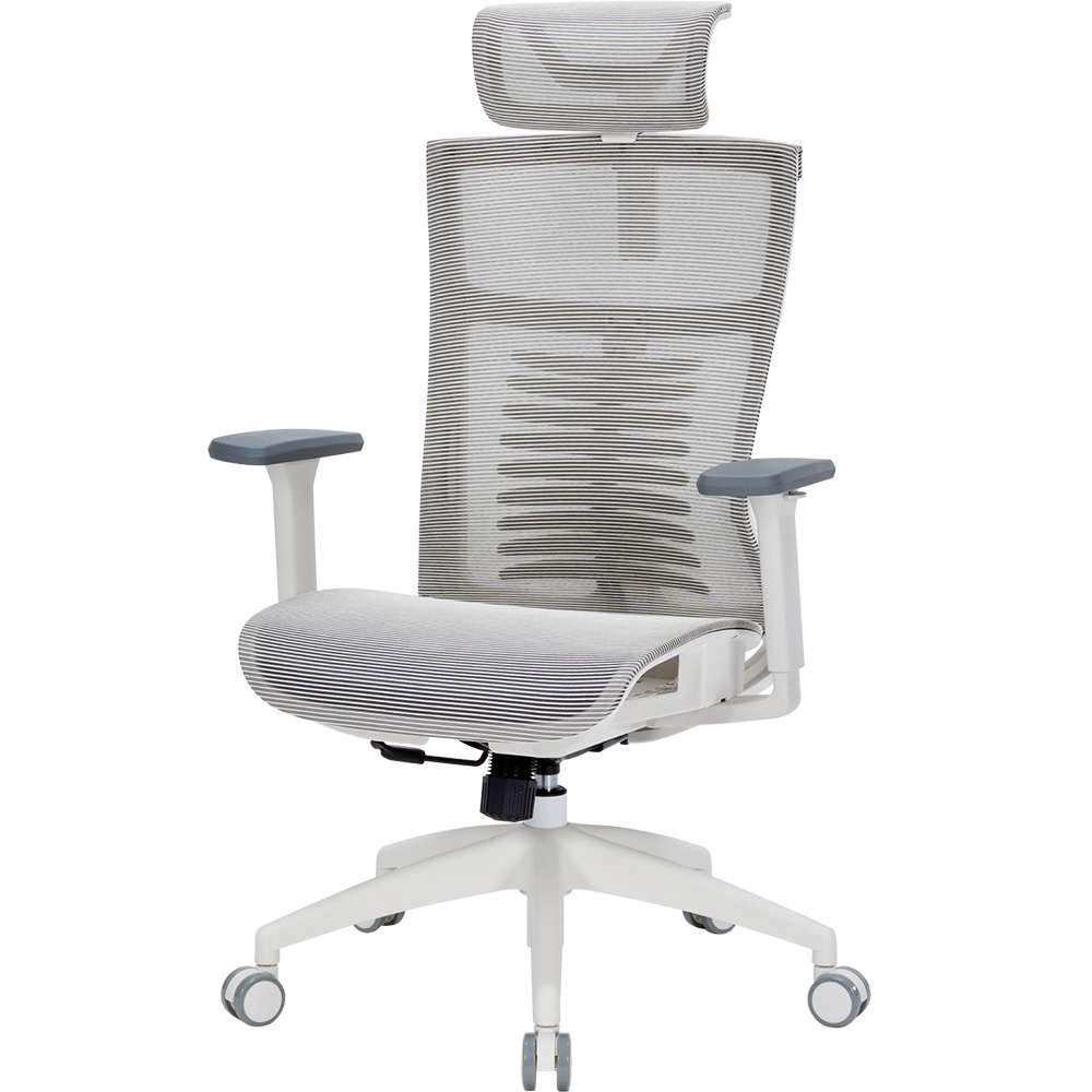 Кресло OFFICEPRO Balance White/Light Gray (OC620-W-LG-LG) Тип для персонала