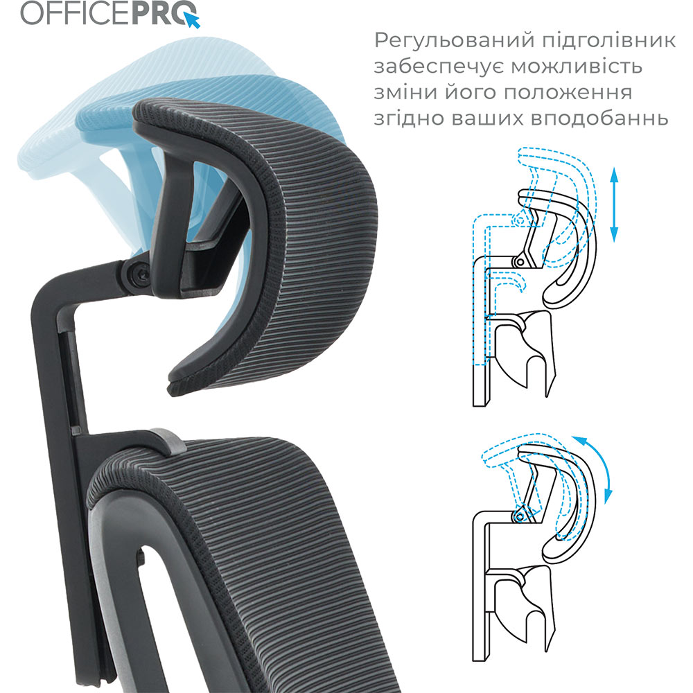 В Фокстрот Кресло OFFICEPRO Elegant Black  (OC660-B-B-B)