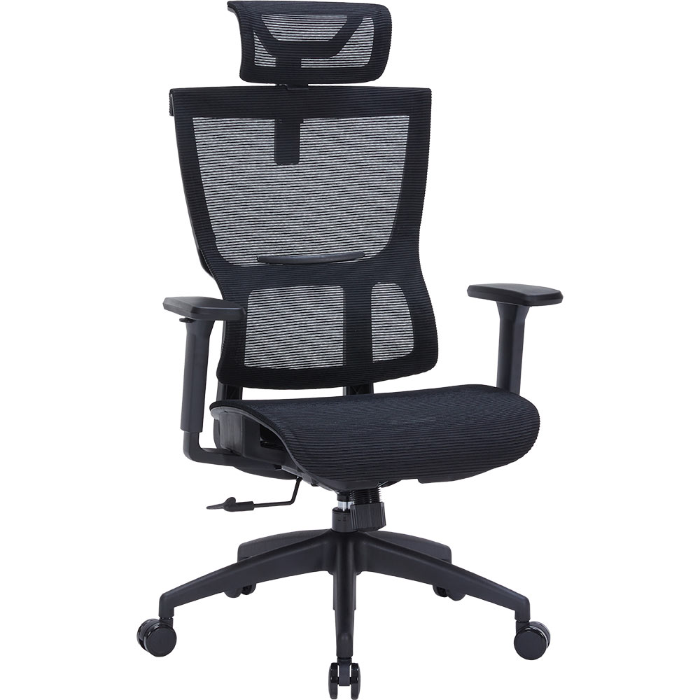 Кресло OFFICEPRO Elegant Black  (OC660-B-B-B) Тип для руководителя