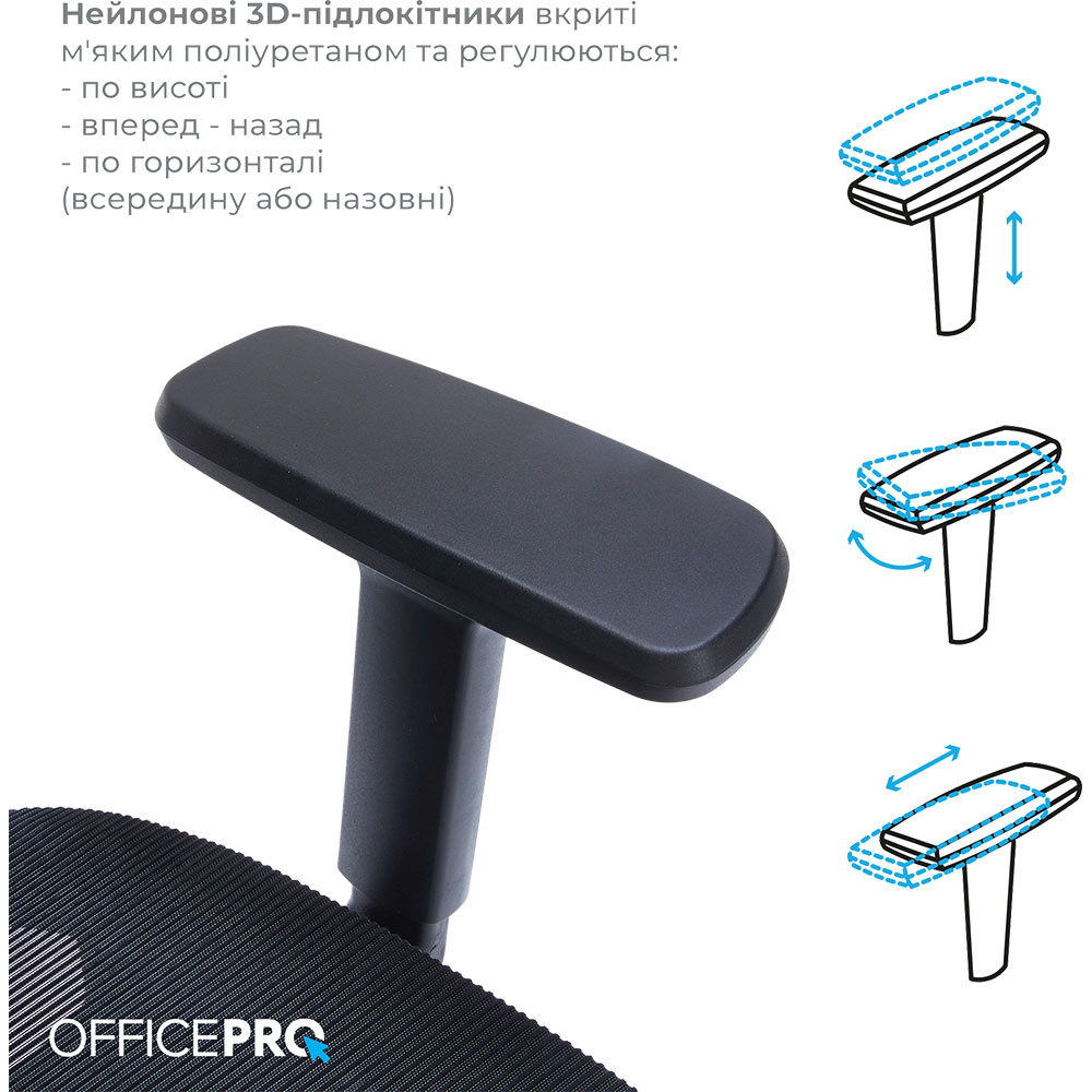 В интернет магазине Кресло OFFICEPRO Elegant Black  (OC660-B-B-B)