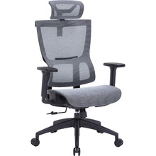 Крісло OFFICEPRO Elegant Black/Dark Gray (OC660-B-DG-DG)