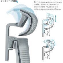 Крісло OFFICEPRO Elegant Gray/Dark Gray (OC660-G-DG-DG)