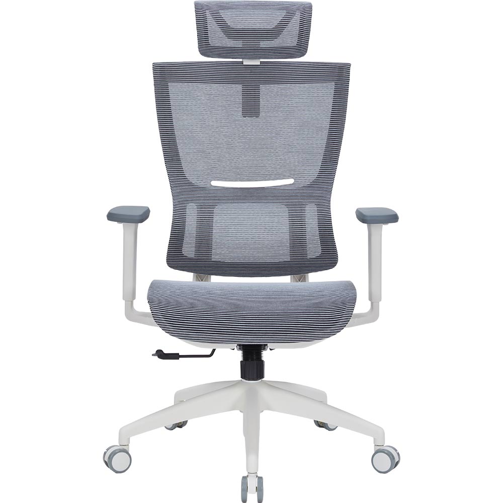 Крісло OFFICEPRO Elegant White/Light Gray (OC660-W-LG-LG)
