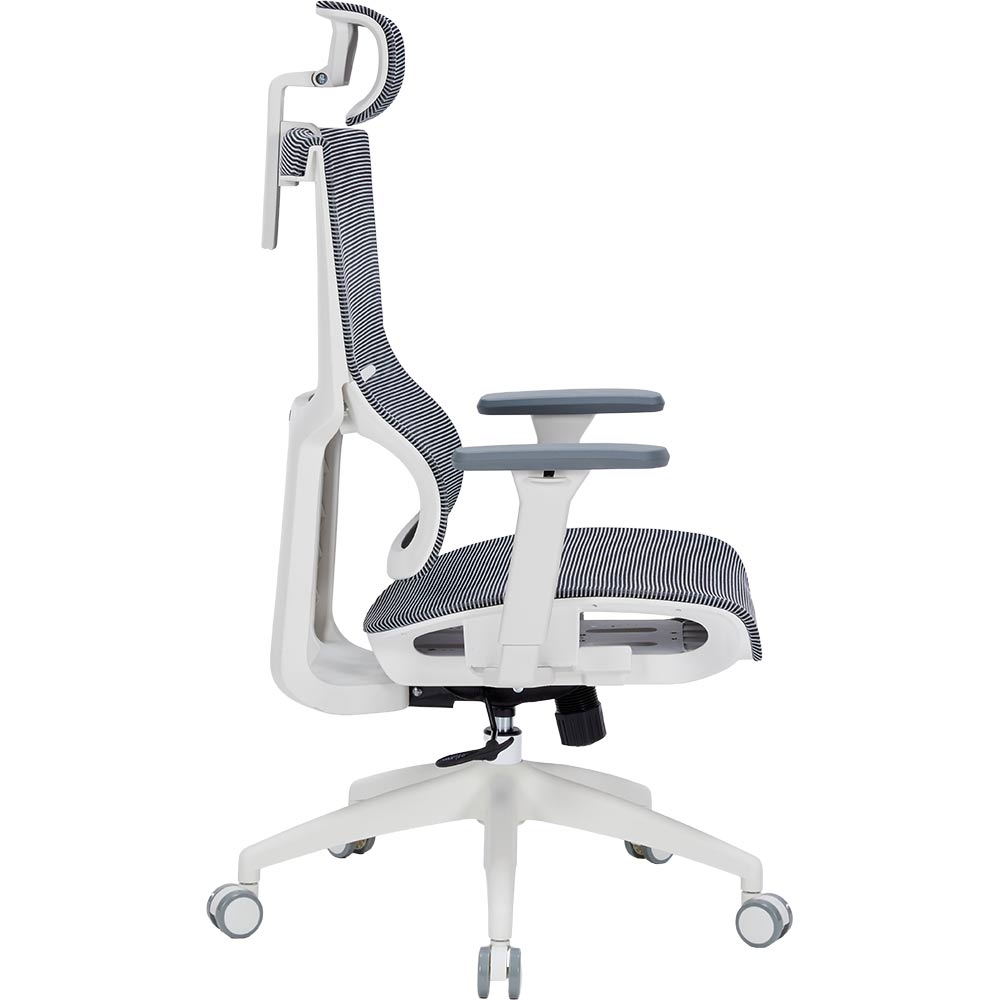 Крісло OFFICEPRO Elegant White/Light Gray (OC660-W-LG-LG) Матеріал корпусу нейлон