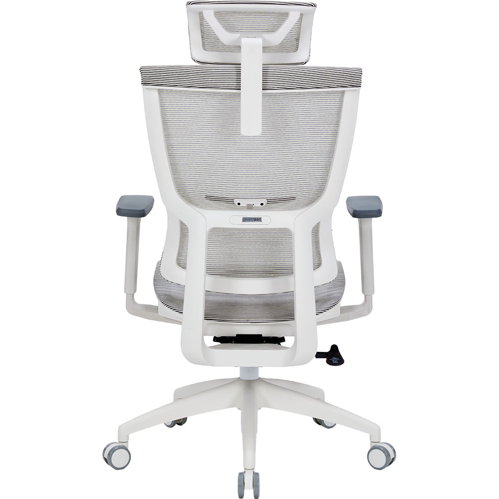 Крісло OFFICEPRO Elegant White/Dark Gray (OC660-W-DG-DG) Матеріал оббивки сітка поліестер