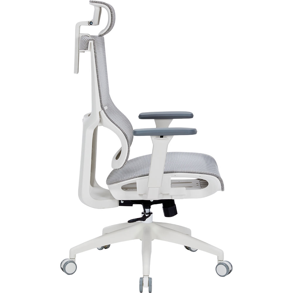 Крісло OFFICEPRO Elegant White/Dark Gray (OC660-W-DG-DG) Вторинний колір білий