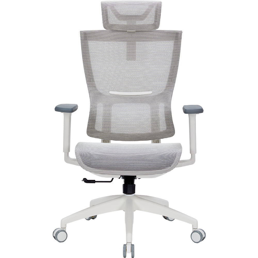 Крісло OFFICEPRO Elegant White/Dark Gray (OC660-W-DG-DG)