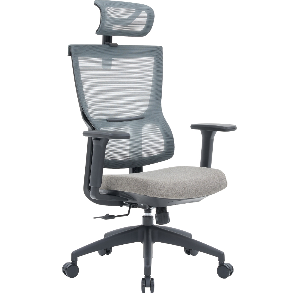 Крісло OFFICEPRO Elegant Black/Dark Gray (OC600-B-DG-DG) Тип для керівника