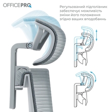 Кресло OFFICEPRO Elegant Gray/Dark Gray (OC600-G-DG-DG)