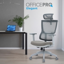 Кресло OFFICEPRO Elegant Gray/Dark Gray (OC600-G-DG-DG)