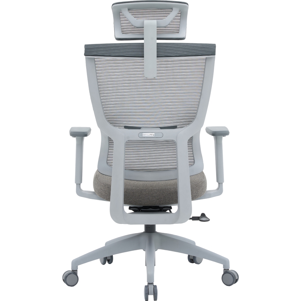 Кресло OFFICEPRO Elegant Gray/Dark Gray (OC600-G-DG-DG) Основание кресла крестовина с роликами
