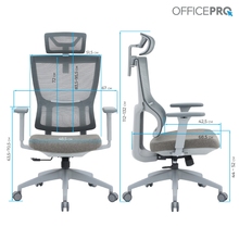 Кресло OFFICEPRO Elegant Gray/Dark Gray (OC600-G-DG-DG)