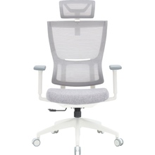 Крісло OFFICEPRO Elegant White/Light Gray (OC600-W-LG-LG)