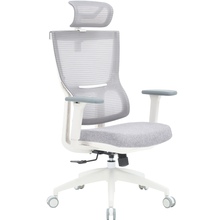 Кресло OFFICEPRO Elegant White/Light Gray (OC600-W-LG-LG)