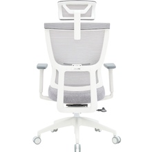 Кресло OFFICEPRO Elegant White/Light Gray (OC600-W-LG-LG)