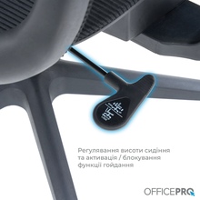 Крісло OFFICEPRO Wave Black (OC670-B-B-B)