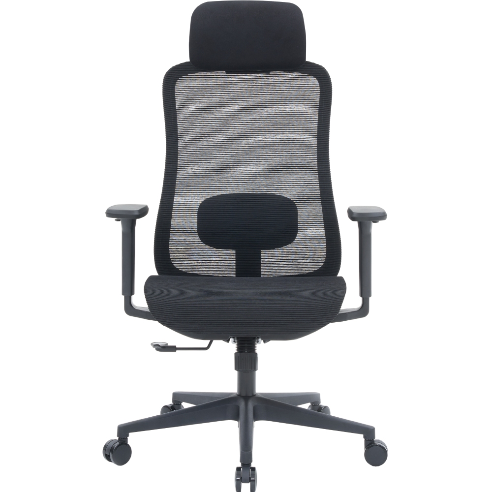 Крісло OFFICEPRO Wave Black (OC670-B-B-B)