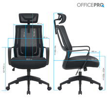 Кресло OFFICEPRO Harmony Black (OC310-B-B-B)