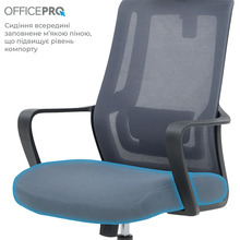 Кресло OFFICEPRO Harmony Black/Gray (OC310-B-G-G)