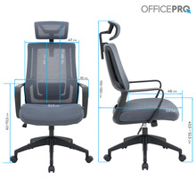 Кресло OFFICEPRO Harmony Black/Gray (OC310-B-G-G)