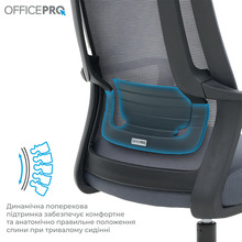 Кресло OFFICEPRO Harmony Black/Gray (OC310-B-G-G)
