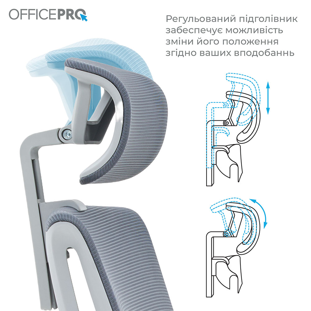 Покупка Кресло OFFICEPRO Harmony Gray (OC310-G-G-G)