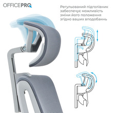 Кресло OFFICEPRO Harmony Gray (OC310-G-G-G)