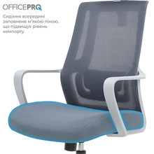 Кресло OFFICEPRO Harmony Gray (OC310-G-G-G)