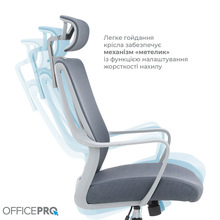 Кресло OFFICEPRO Harmony Gray (OC310-G-G-G)